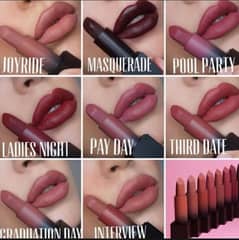 Matte Finish Lipstick, pack of 12