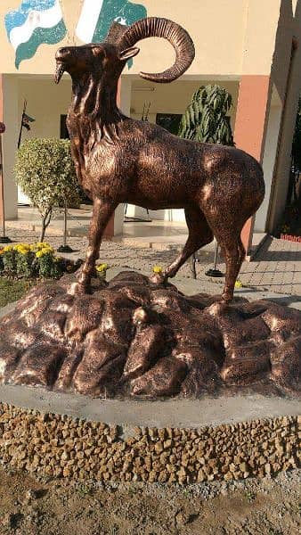 Markhor ibex Animal sculpture 2