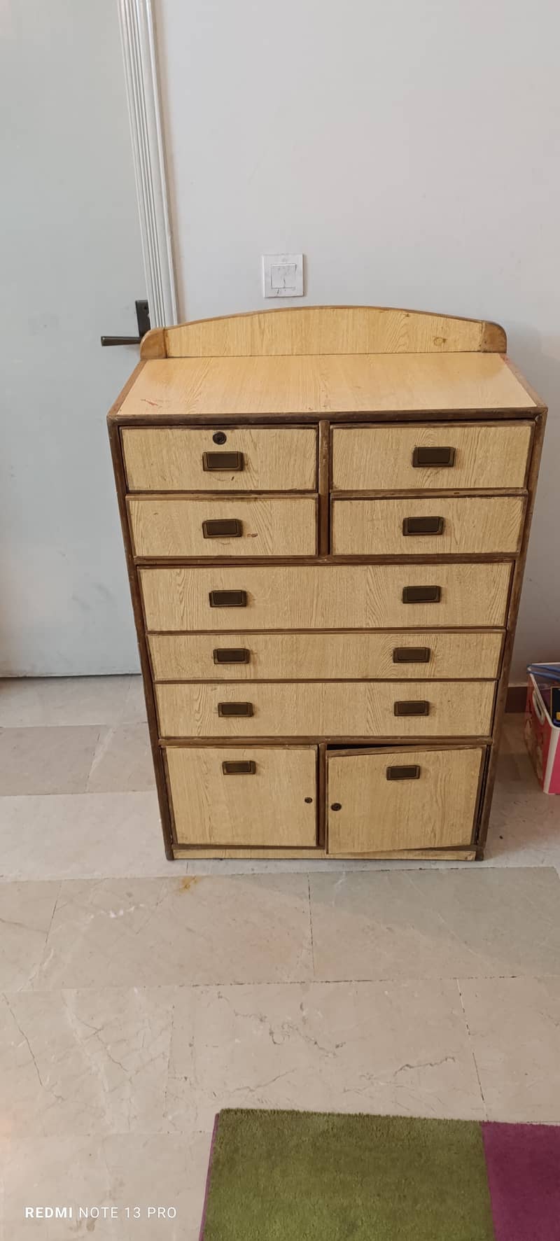 Chest of Drawer  Mirror and Lamps 1