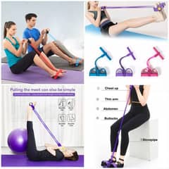 Durable Foot Pedal Resistance Band – Full Body Workout & Tummy Trimmer