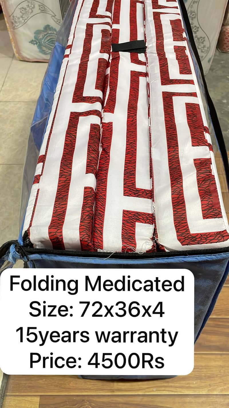 Medical quilt / foam mattress / folding medicated mattress for sale 2