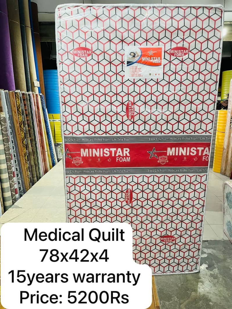 Medical quilt / foam mattress / folding medicated mattress for sale 5