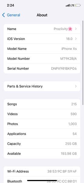 Iphone XS 256 Gb Dual PTA Approved 4