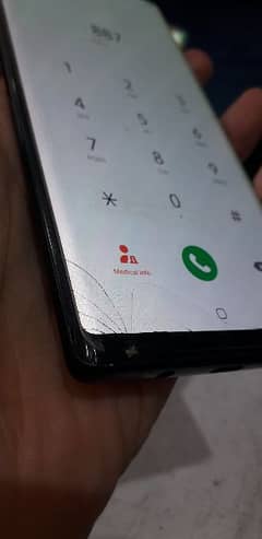 samsung Note 9 6/128 glas crack non pta