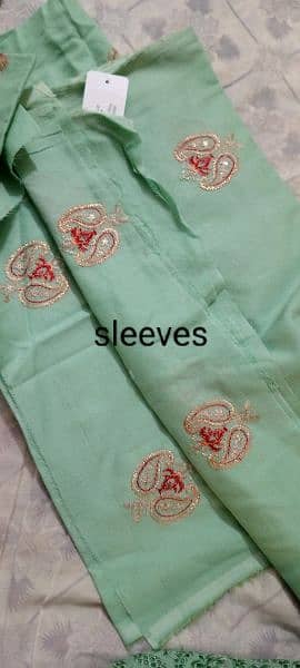 unstitched embroided lawn 3pc 7