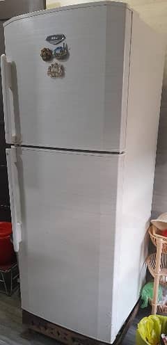 Haier fridge double door for sale full size, good condition