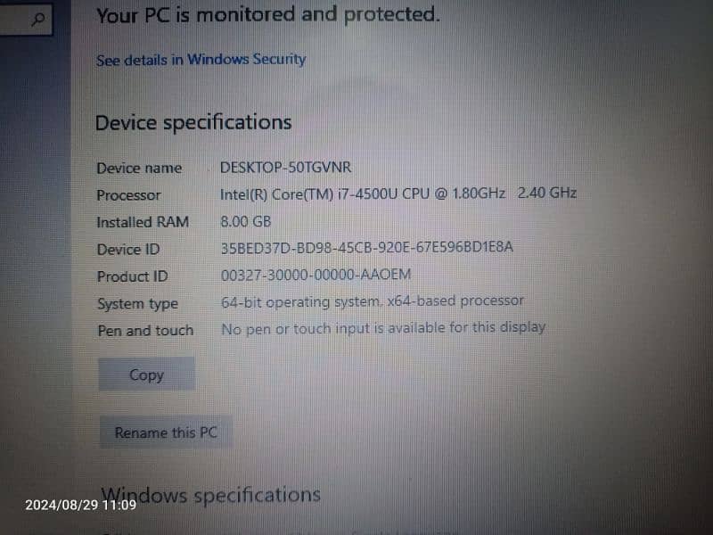 HP Pavilion intel i7 4gen 6