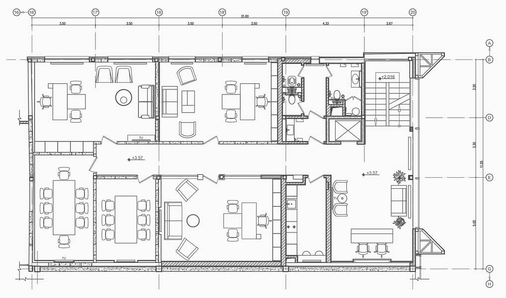 Office Space & Interior Design, 2D Spcace Planing & Office Renovation 10