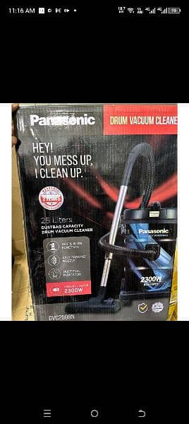 UK PANASONIC 2 IN 1 DRY / BLOW DRUM / VACUUM CLEANER 0