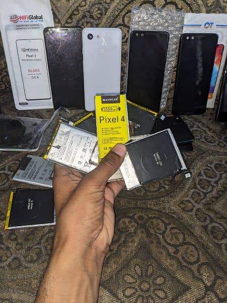 Google pixel 3/3xl/4/4xl/4a/5 original parts available garanti ka sath 1