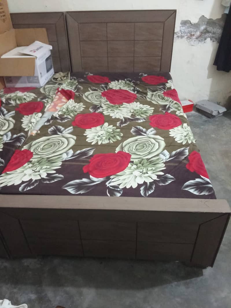 Wooden single bed 6