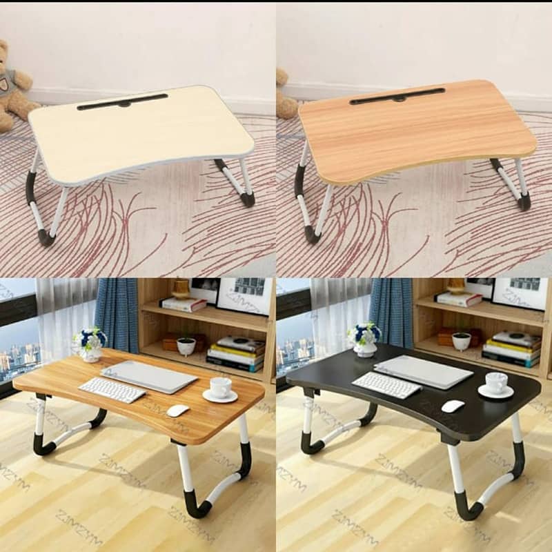 Gaming Laptop Table for Bed | Wood Portable Study Laptop Desk | 15