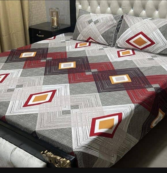 3pc Printed Bedsheets 3