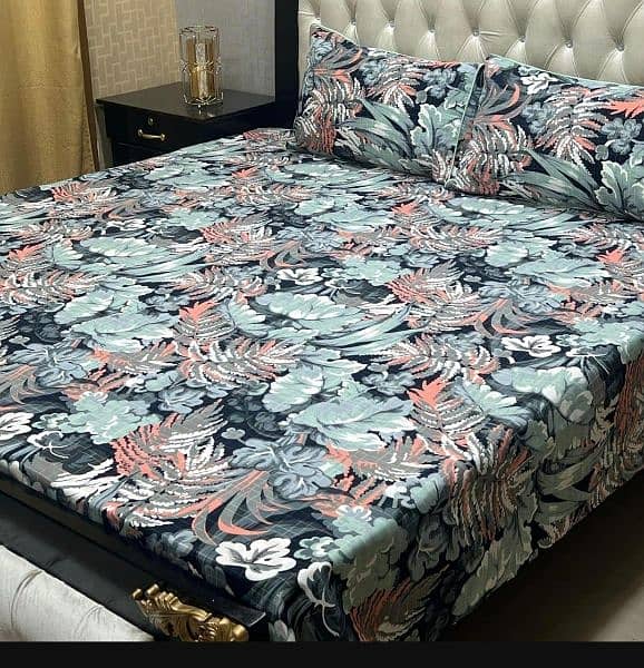 3pc Printed Bedsheets 5