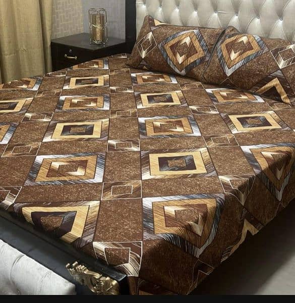 3pc Printed Bedsheets 6