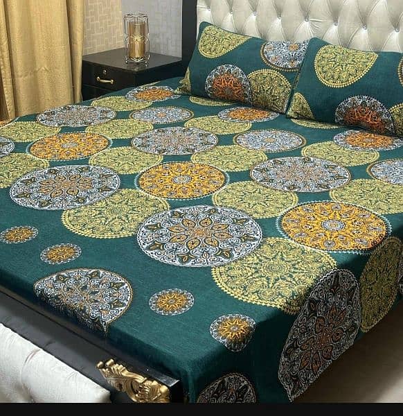 3pc Printed Bedsheets 8