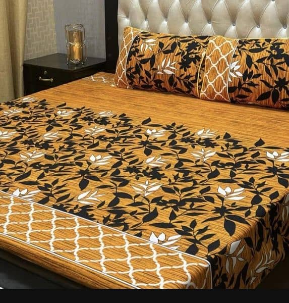 3pc Printed Bedsheets 9