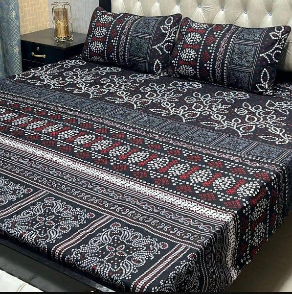 3pc Printed Bedsheets 13