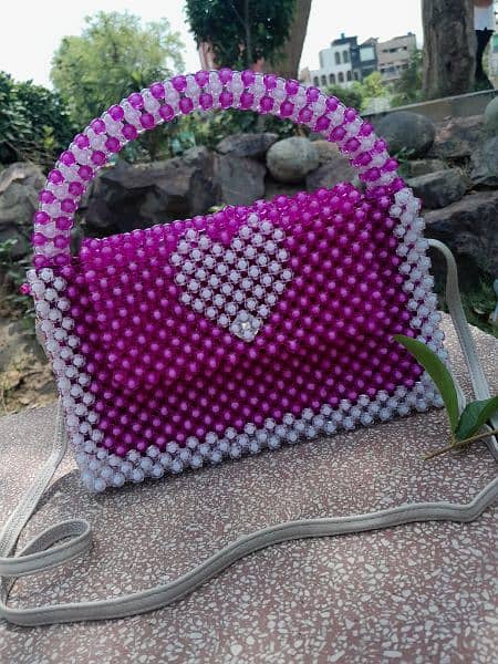 large size beaded bag 2