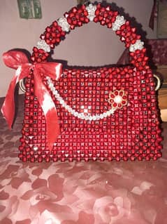 phone size beaded bag