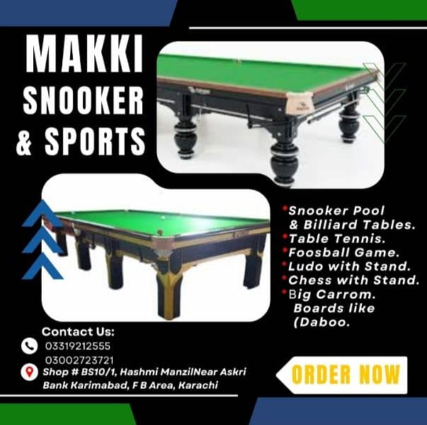 Snooker / Pool / Rasson Table / Star Table / Wiraka / American Pool 0