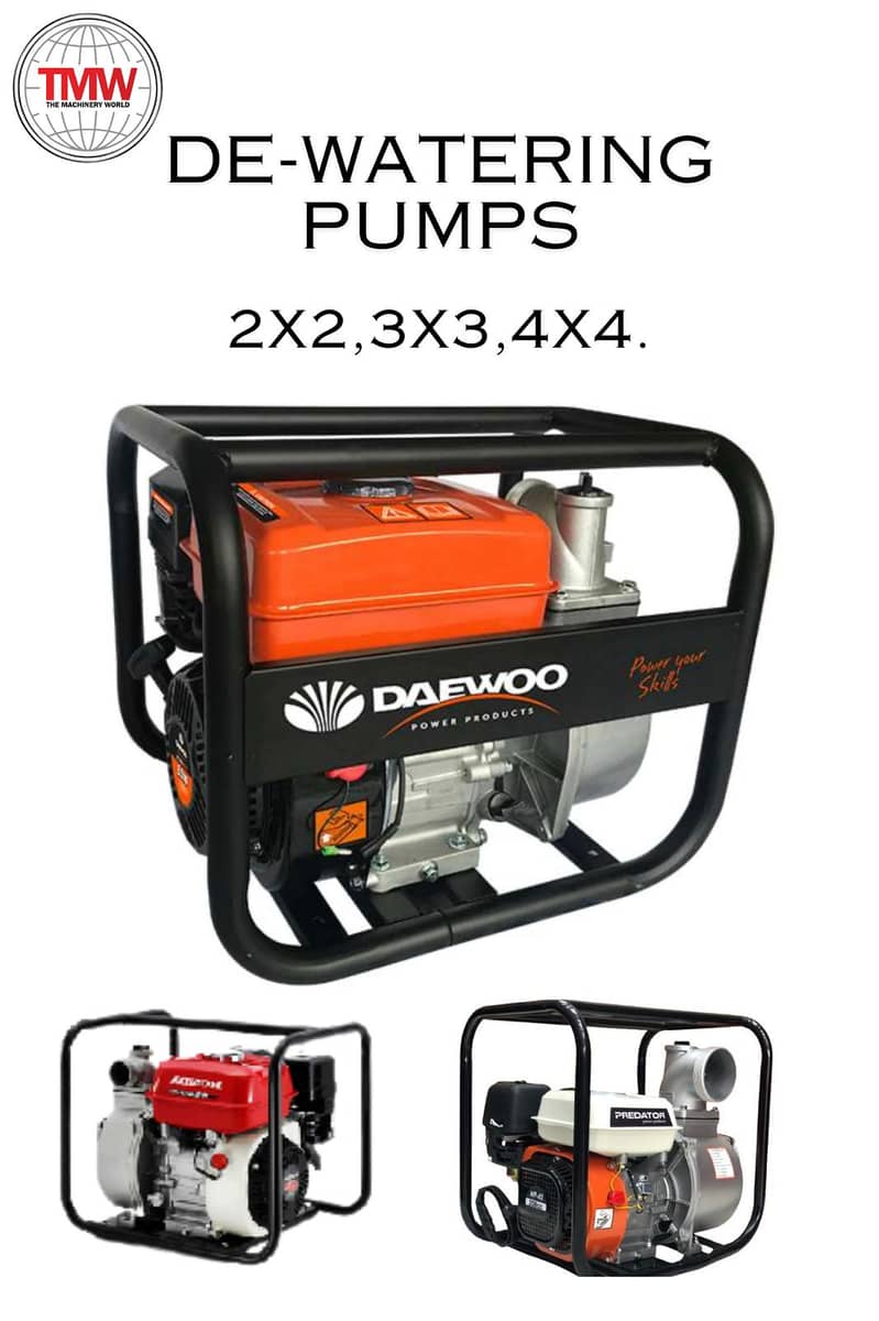 Honda | Daewoo  Saneyo | Predator | Water Pump | DeWatering Pump 1