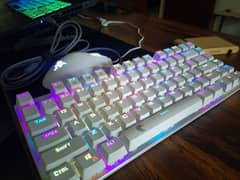 E-yooso z88 brown switches white keyboard mechanical