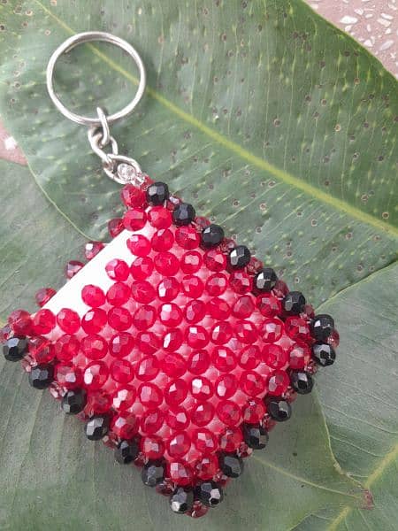 photo frame beaded keychain 5