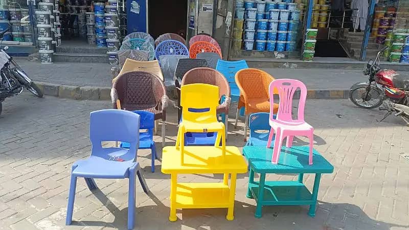 Plastic Chair And Tables . . Hafiz plastic 0300 5260777 9