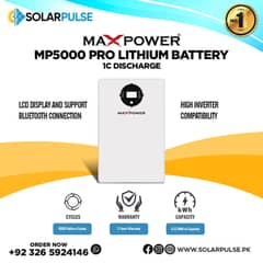 Maxpower Pro Mp5000 Lithium Battery New model