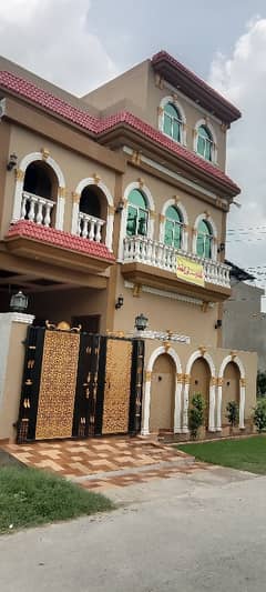 4.5 Marla Spanish corner new brand double story house for sale.