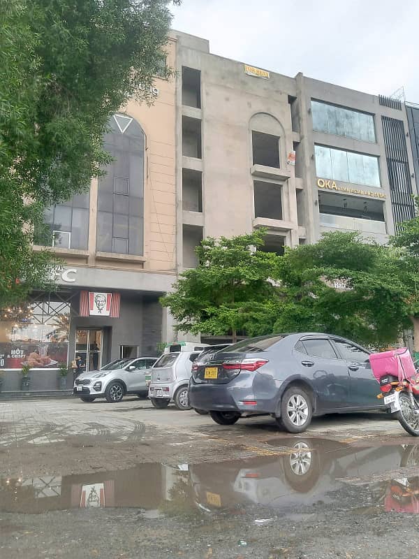 08 MARLA BRAND NEW FULL PLAZA AVAILABLE FOR RENT IN DHA PHASE 5 MAIN MB CCA BLOCK NEAR BY ( KFC ) & ( JALAL SONS ) TOP LOCATION 1