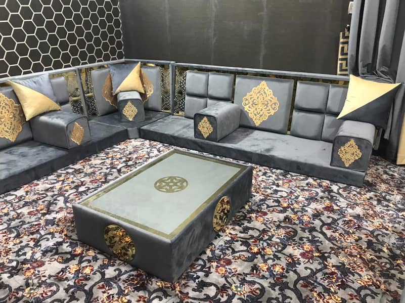 Arabic Majlis | Bethak | Sofa Majlis | Majlis Flooring | Sofa Set 7