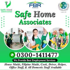 Provide All Domestic Staff Couple Driver Cleaner Maids Nanny Nurse etc