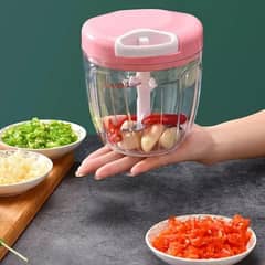 Original Imported Manual Hand Chopper 900 ML with 5 Blades