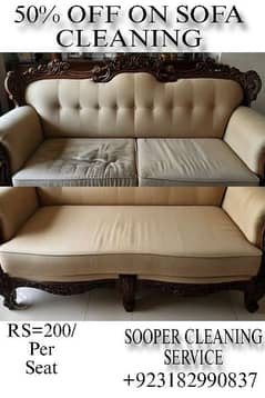 Sofa cleaning curtain cleaning chair cleaning deep in karachi