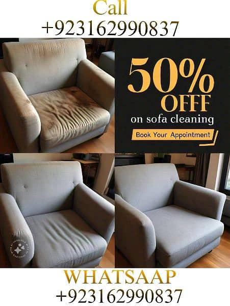 Sofa cleaning curtain cleaning chair cleaning deep in karachi 1