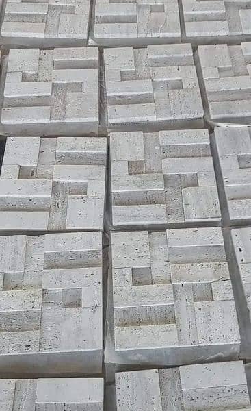 Premium 3D Travertine Stone Tile - Perfect for Walls, Floors 11