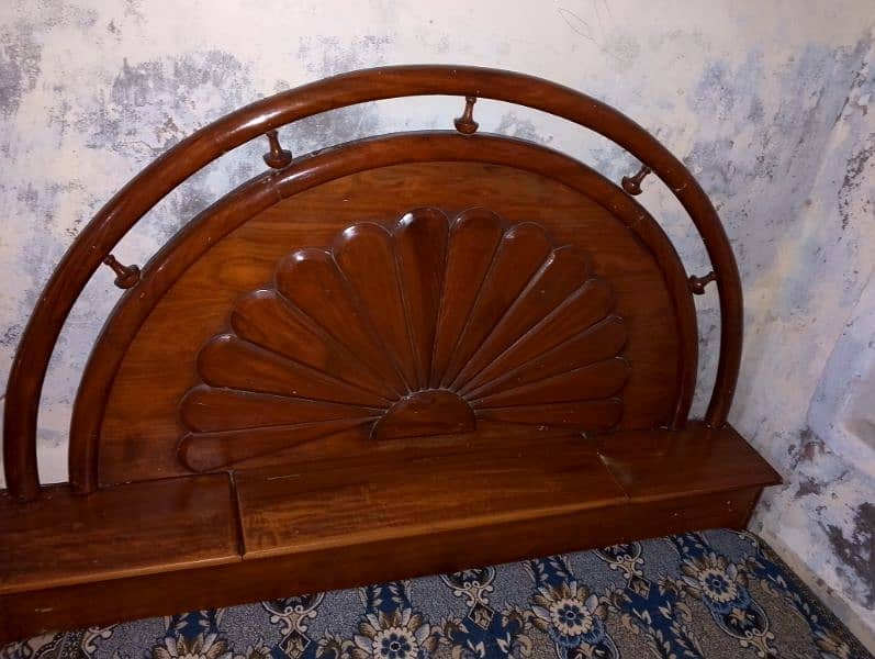 BED WOODEN SALE ONLY BED no Mattress 9