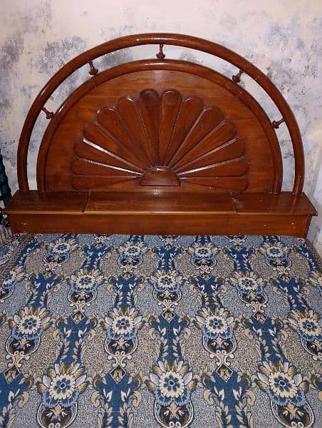 BED WOODEN SALE ONLY BED no Mattress 12