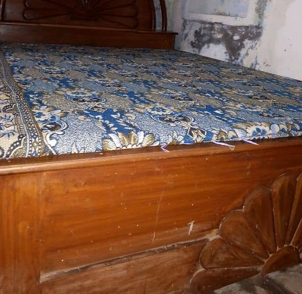 BED WOODEN SALE ONLY BED no Mattress 13