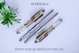 Superaga front and rear shock for 125cc