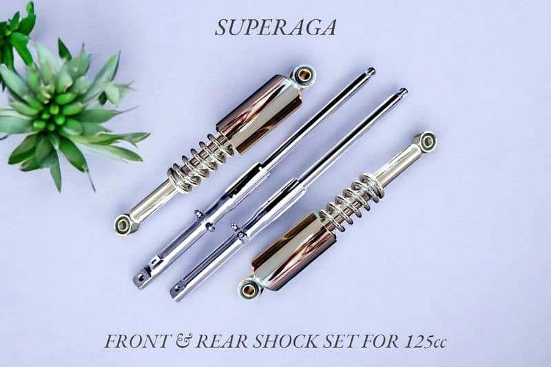 Superaga front and rear shock for 125cc 0