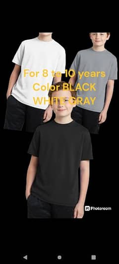 BASIC T SHIRT FOR BOYS AND GIRLS AGE FROM 1 YEARS TO 10 YEARS