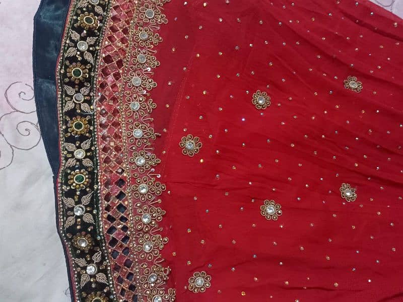 bridal lehnga 1 time used only 3