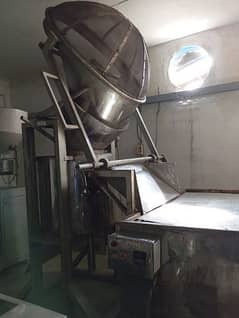 Deep fryer 300L, Packing machine, conveyor oven