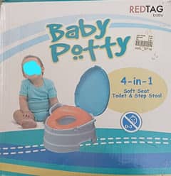 Toddler potty seat and stool