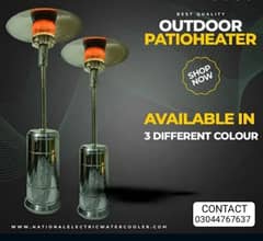 Patio outdoor heater/ gas garden heater/ stock available 03114083583