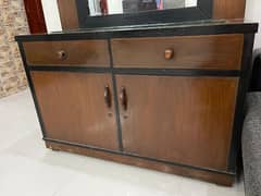 wooden dressing table with mirror for sale