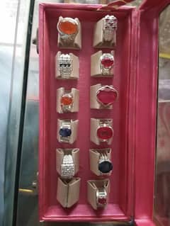 Rings with Original Gemstones